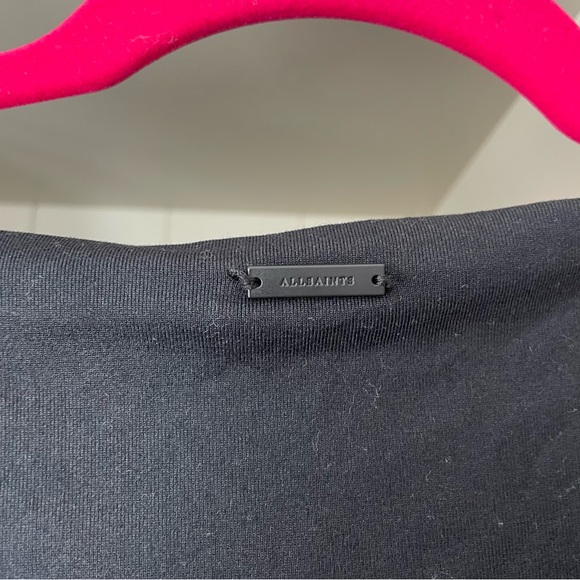 All Saints Black Long Sleeve Bodysuit - Picture 9 of 9